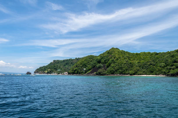 остров апо, филиппины - apo island стоковые фото и изображения