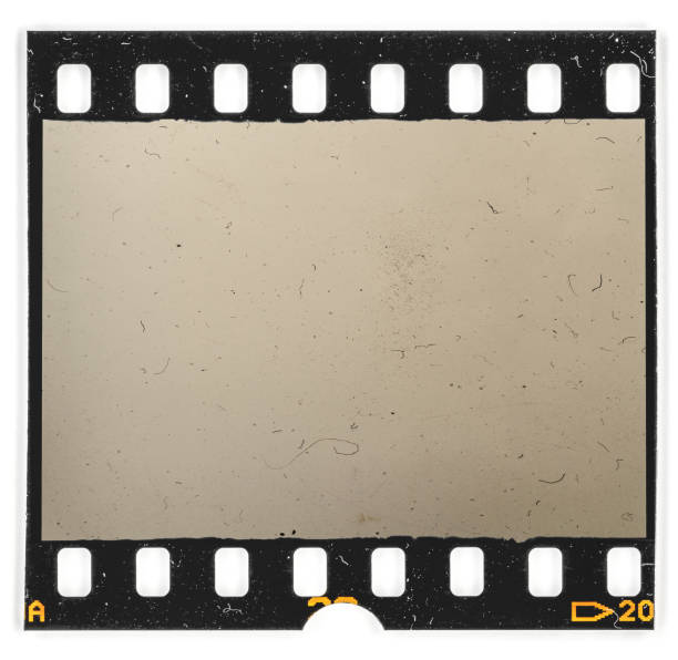 cool placeholder for your picture, no movie screen, 35mm film strip - color intensity fotos imagens e fotografias de stock