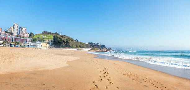 istock Panoramic view of Renaca beach - Vina del Mar, Chile 1068819168
