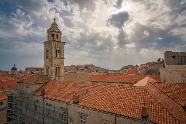 Photo of Church bell tower in Dubrovnik