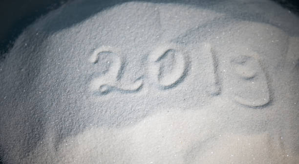 istock 2019 written on the snow. Happy new 2019 year. Empty space for your text 1068825760