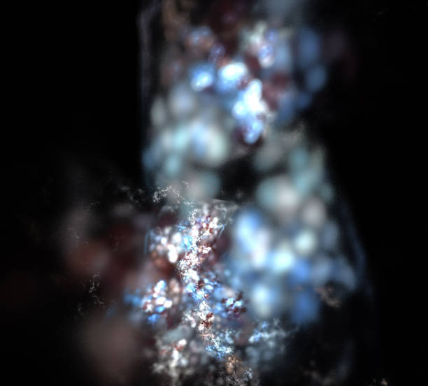 istock image of one Digital Fractal on Black Color 1068826196