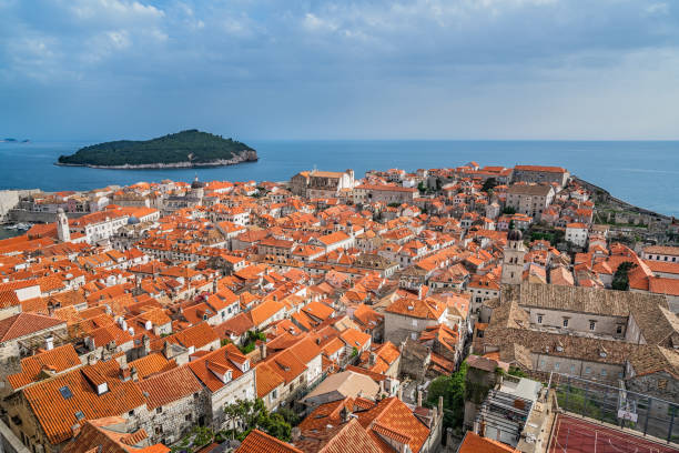 istock Dubrovnik Old Town seen from above 1068828074