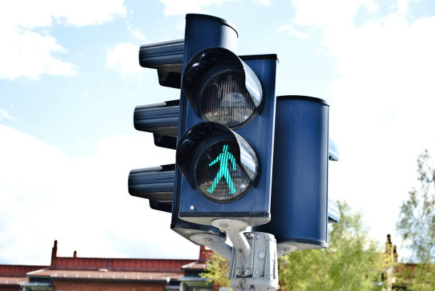istock Green Stop Sign Of Motorway Stop Light On Motorway 1068833576