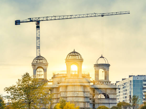 Construction of a large Orthodox church