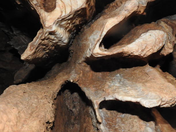 istock Stalactites and stalagmites in a cave 1068847606
