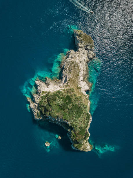 istock Small island next to Corfu 1068850026