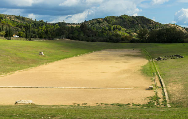 Archaeological Site of the Old stadium of Site of Olympia.