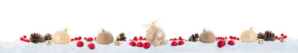istock Christmas garland on white 1068853528