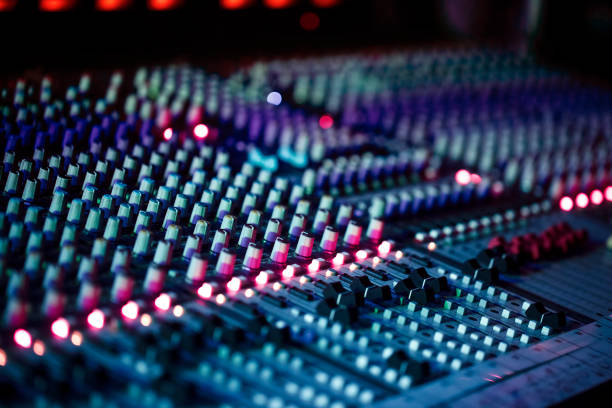 istock Music Equipment Etnetrainment Audio DJ Mixer 1068853812