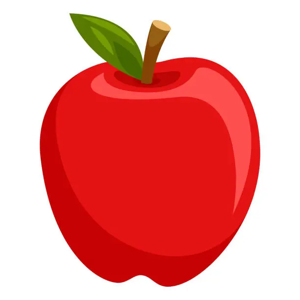 Vector illustration of Äpple
