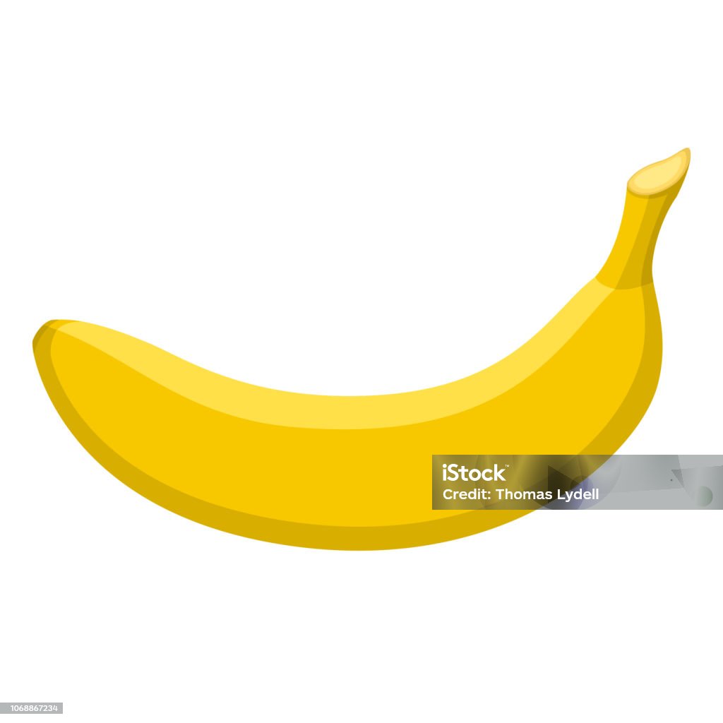 banan Illustrationen visar en banan Banana Bread stock illustration