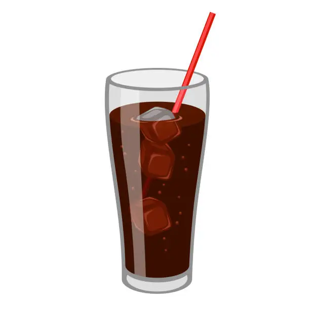 Vector illustration of Coke
