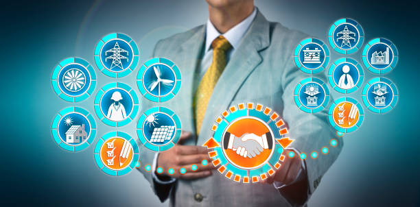 istock Man Sealing Deal Between Utility And ESS Company 1068873930