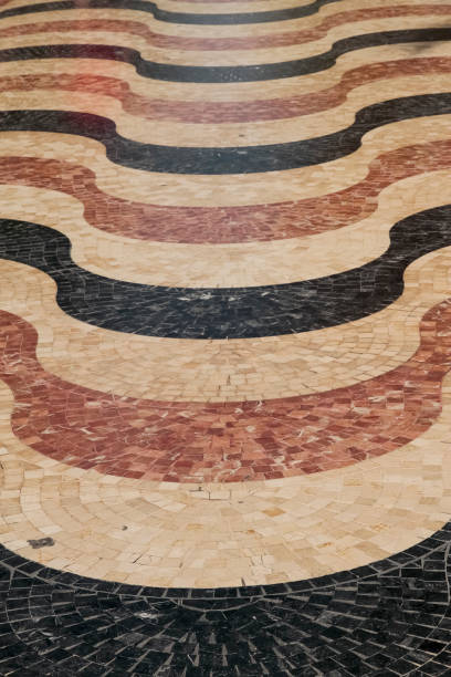 istock wavy mosaic formed by marble tesserae 1068873944
