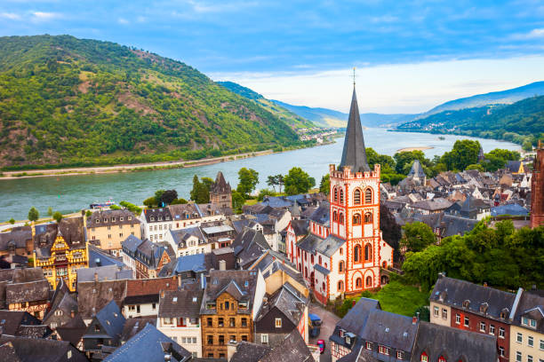 istock Bacharach old town in Germany 1068874306