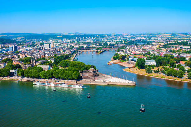 istock Koblenz city skyline in Germany 1068874408