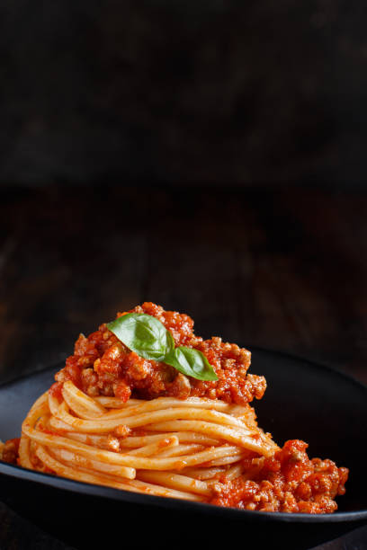 istock Spaghetti pasta with bolognese sauce 1068876198