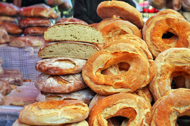 istock Fresh Healthy Organic Bread in Public Bazaar 1068879250
