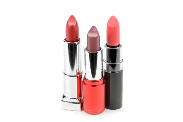 istock Set of lipsticks isolated on white background. 1068883668