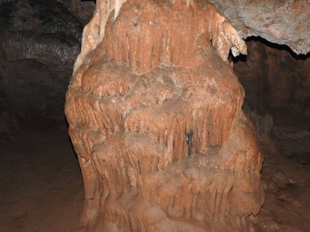 istock Stalactites and stalagmites in a cave 1068888300