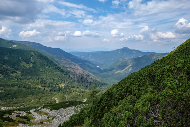 istock western carpathian mountain panorama in clear day 1068891172