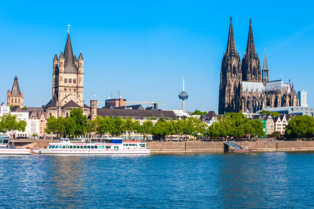 istock Cologne Cathedral, Saint Martin Church 1068894658