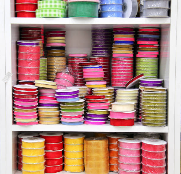 istock Cotton Colorful Textile Material Industrial Fabric Rolls 1068894830