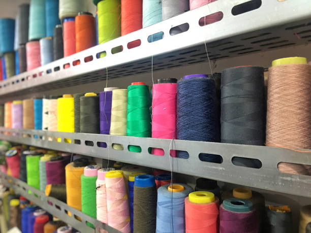 istock Cotton Colorful Textile Material Industrial Fabric Rolls 1068894934