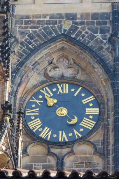 istock Clock on a tower of Saint Vitus's Cathedral, Prague 1068899548