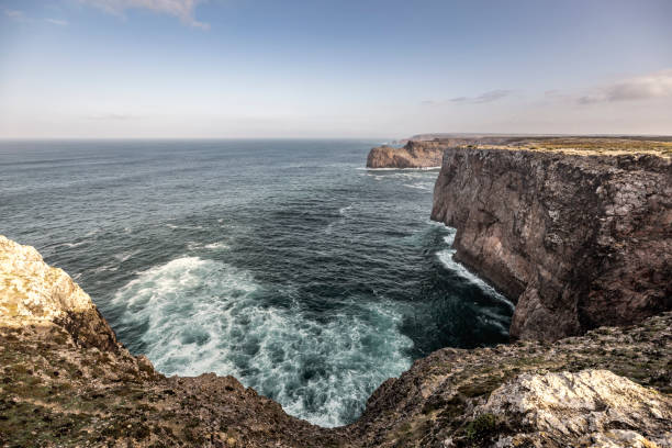 istock Cliffs in the Atlantic ocean in Beliche Algarve Portugal 1068901412