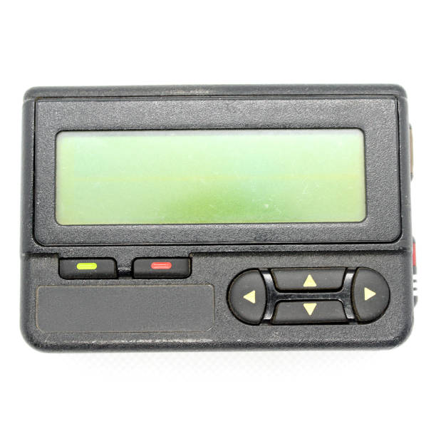 istock Alpha-Numeric Pager / Beeper - Vintage - Facing Upward Aerial 1068911694