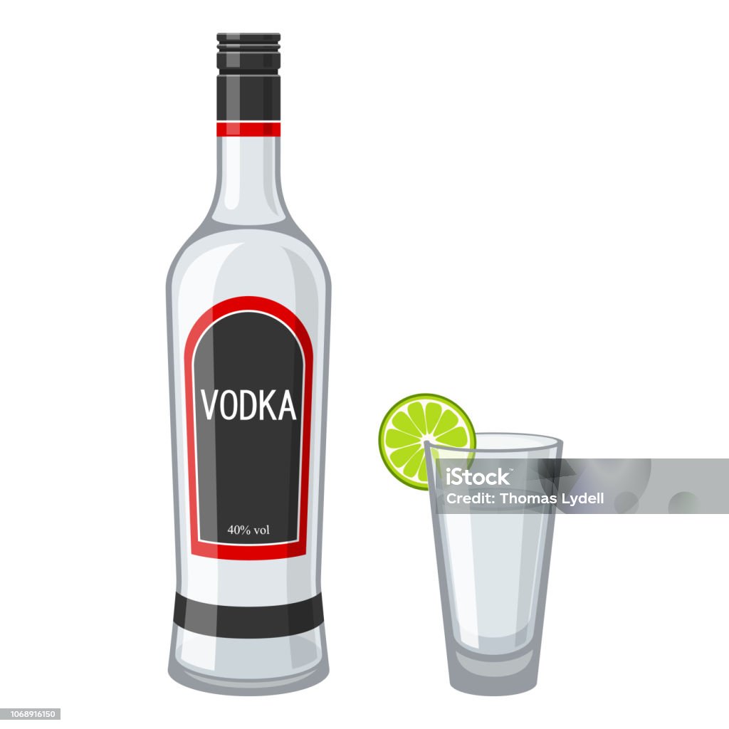 Vodka - clipart vectoriel de Vodka libre de droits