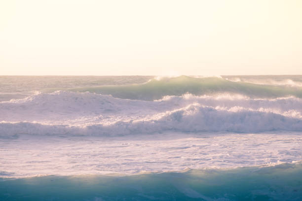 istock Sunny ocean big waves landscape 1068916554