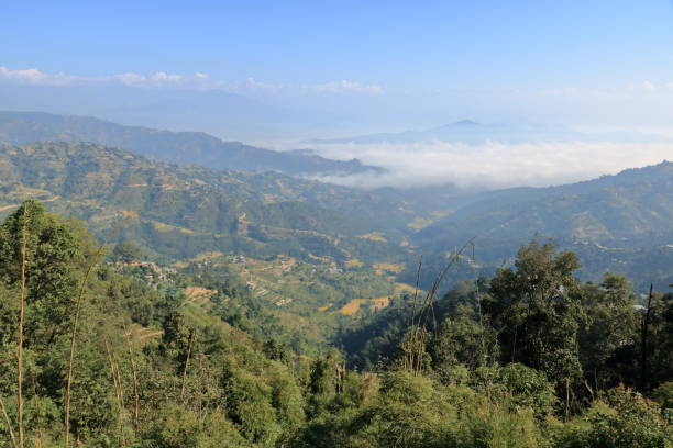 istock Beautiful first light from sunrise on Himalaya mountain range, Nepal 1068925498