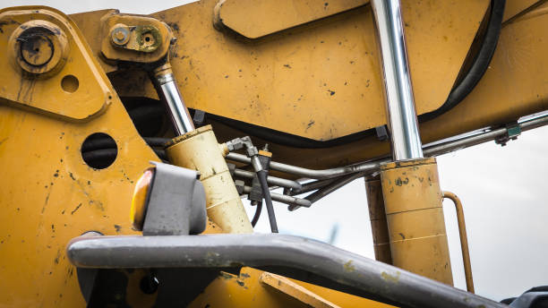 istock Close up of pneumatic machine 1068931794