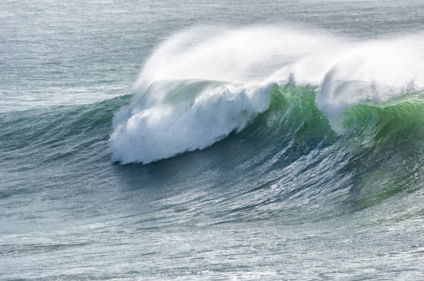 istock Large Turbulent Ocean Waves Off California Coast 1068953170