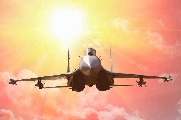 istock Russian aircraft flying in sky 1068957256