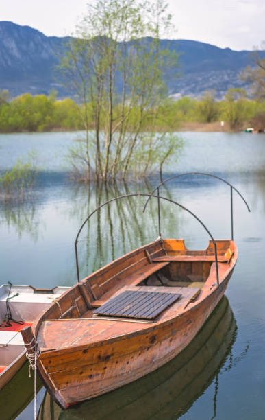 istock Fisherman boat on Lake Skadar 1068963144