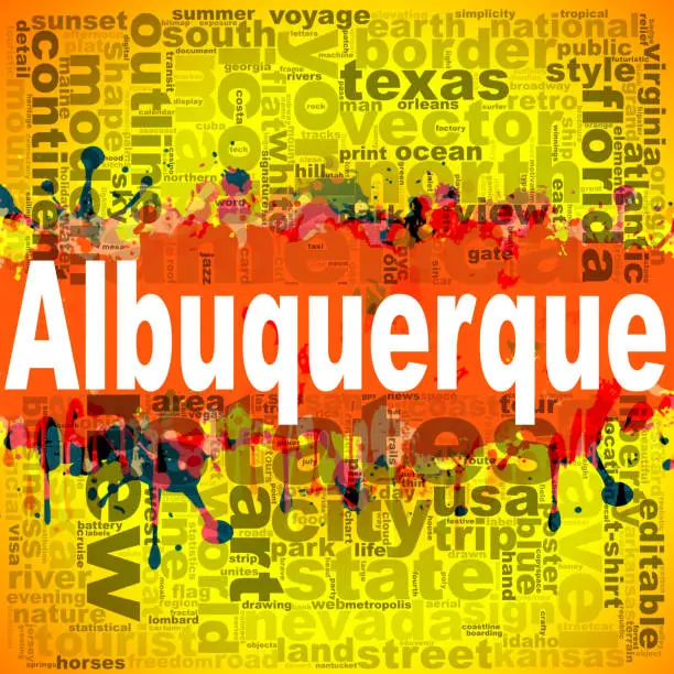 Photo of Albuquerque word cloud