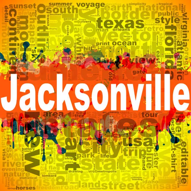 Photo of Jacksonville word cloud