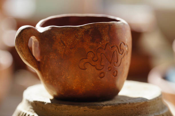 istock Beautiful cup in sunlight for drying, Altai Republic,Russia. 1068991082