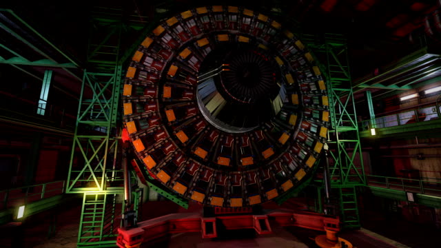 LHC Particle Detector Warning Lab Alarm