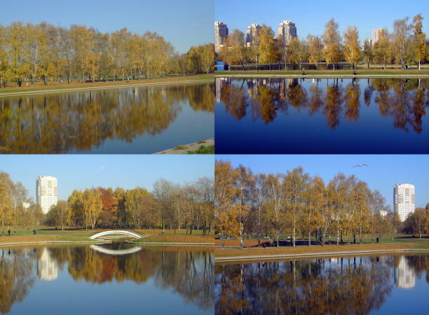 istock set of city park in gold fall 1069052764