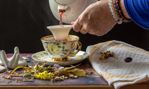istock indispensable hot drink of the winter months; herbal teas 1069075744