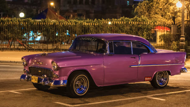 쿠바, 하바나-1950 시보레 - chevrolet havana cuba 1950s style 뉴스 사진 이미지