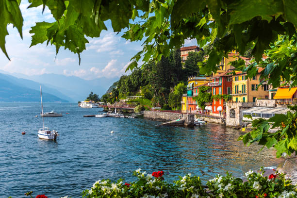 istock Varenna, small town on lake Como, Italy 1069077416