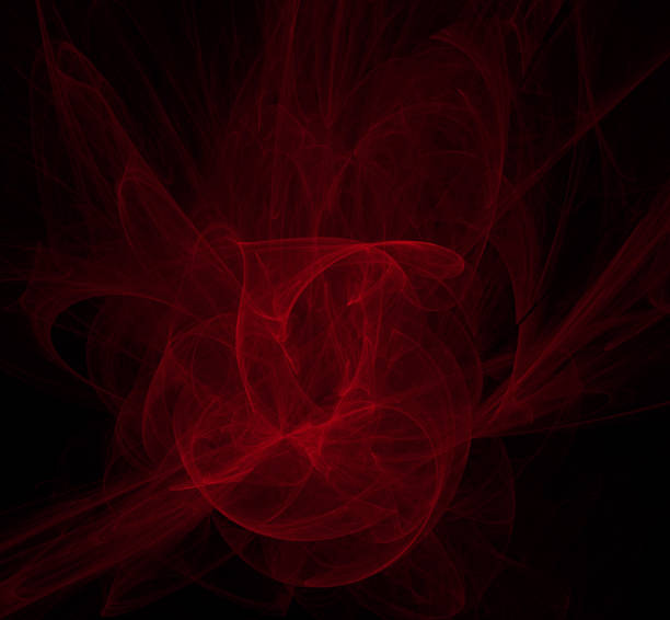 istock Red abstract on black background. Fantasy fractal texture. Digital art. 3D rendering. Computer generated image. 1069078016