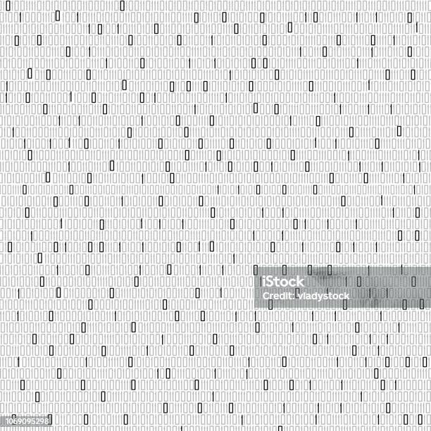 Abstract Technology Background With Binary Computer Code Stock ...