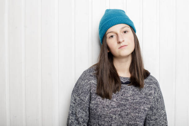 istock insolent arrogant young girl in a hat 1069096210